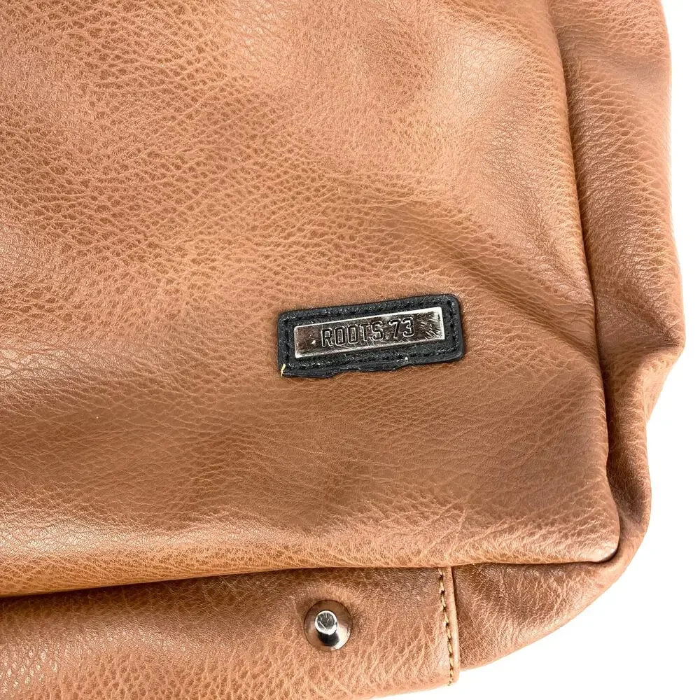 Roots 73 Brown Laptop Tote Bag Purse